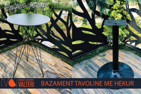 Bazament tavoline me hekur, Magazina e Okazioneve Valteri, bazament tavoline me suprina mermeri, bazament tavoline te perdorura per lokale, bazament tavoline te perdorura per restorante, bazament tavoline me polikarbonat per veranda